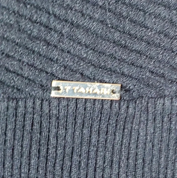 Tahari Black Pullover‎ Sweater Size Large - Picture 3 of 11
